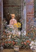 Claude Monet Camille at the Window oil painting artist